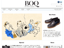 Tablet Screenshot of boq.jp